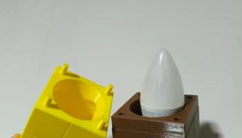 Minecraft Torch Lamp (No-Magnet Remix от Voxel Forge) 3