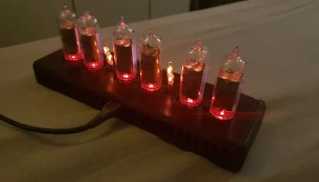Корпус для часов с лампой Nixie IN-14 4