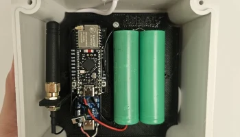 Уличный узел Meshtastic с солнечной батареей 2