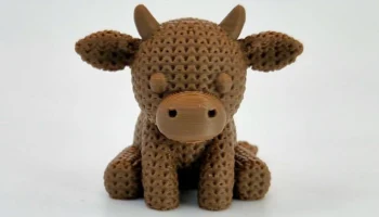 Фигурка вязанного бычка 3