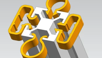 Клипсы для кабеля в стандартный профиль