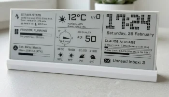 Погодная станция на e-ink 10" 3
