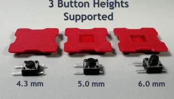 Выносная кнопка для электроники (квадрат) 1