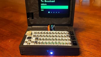 Складной Meshtastic ноутбук-коммуникатор Heltec V3 0