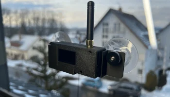 Крепление на присосках для ноды Meshtastic 0