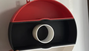 Настенная полка вдохновленная PokeBall 3