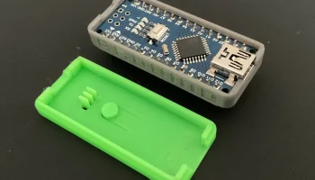 Корпус с защелками для Arduino Nano Slim 7