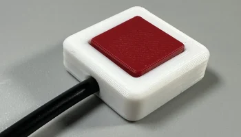 Выносная кнопка для электроники (квадрат) 2