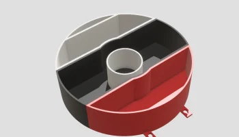 Настенная полка вдохновленная PokeBall 2