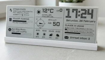 Погодная станция на e-ink 10" 1