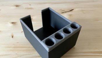 Бокс для заметок с 4 держателями для ручек 5