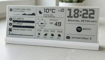 Погодная станция на e-ink 10" 0