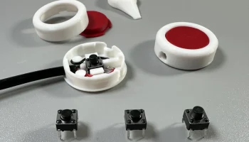 Выносная кнопка для электроники (круглая) 2