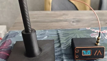 Подставка под антенну (мачта из трубы) для Meshtastic 0