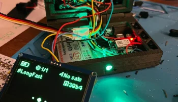 Складной Meshtastic ноутбук-коммуникатор Heltec V3 4