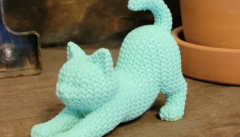 Вязанный кот.