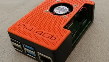 Корпус Raspberry Pi 4 с креплением для вентилятора 1