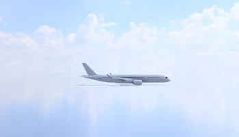 Полноразмерная модель Airbus A350-900 1:1 2