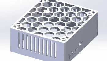 Orange Pi Zero 3 CASE с алюминиевой рамкой охлаждающего к...