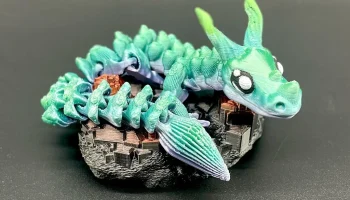 Graceful Dragon - Шарнирный - Печать на месте - Без опор ... Graceful Dragon - Шарнирный - Печать на месте - Без опор ...
