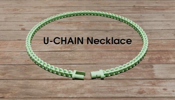 колье U-CHAIN ​​с принтом на месте