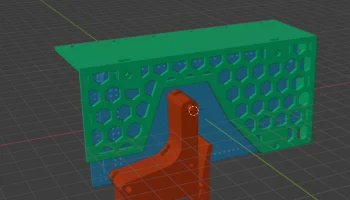 Крепление на DIN-рейку для Arduino Mega + RAMPS Remix с к.. 3