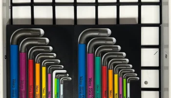 Лотки с L-ключами Gridfinity Wera Hex Plus (метрические и дюймовые) 5