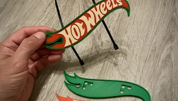 Логотип HotWheels - крепление для велосипеда... 2