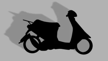 брелок силуэта honda dio