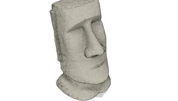 Диспенсер для салфеток Moai (разрез + невидимый шов + неч...