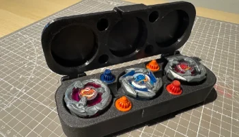 Чехол для Beyblade X - вмещает 3 штуки 2