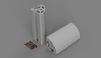 2020 R20-90&deg; Закругленный профиль, 2-сторонний открытый -.. 3