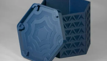 Горшок для цветов Tri-Hex, 4 дюйма, с дренажными отверсти... 4