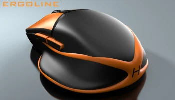 Корпус мыши ERGOLINE - HyperX Pulsefire Saga 4