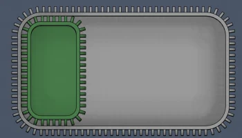 Современный ребристый настольный органайзер / модульный д... 2
