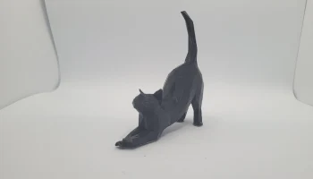 Низкополигональная растянутая кошка - ремикс... 1