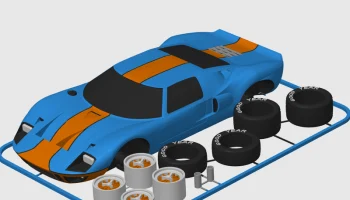 Карта комплекта Ford GT 40 (Ле-Ман) (масштаб 1:24) 9