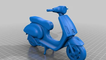 СКУТЕР ДЭДПУЛ - VESPA PRIMAVERA - МАСШТАБ 1:12 1