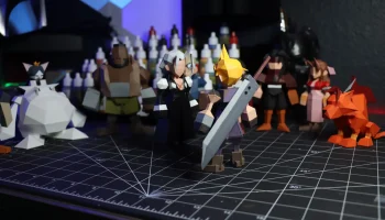 Cloud Strife - Полигональная модель Final Fantasy 7 1