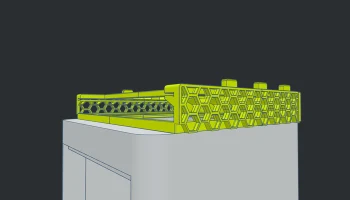 X3D Hex-a-Hub Стояк AMS и боковая стенка HSW X3D Hex-a-Hub Стояк AMS и боковая стенка HSW
