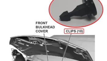 Фиксатор крышки - подходит для различных моделей Honda/Ac... 2