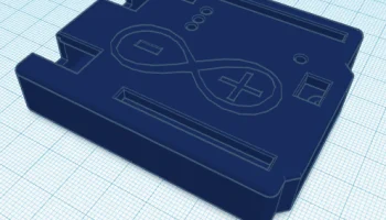 Чехол для Arduino Uno с логотипом 2