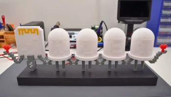 Реактивная светодиодная лампа WLED Logo Audio (ESP32 + WS.. 1