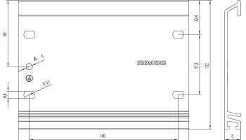 Simatic S7 DIN-рейка 3