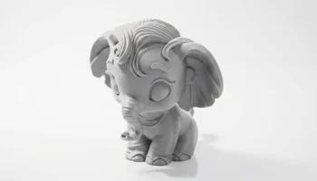 Симпатичная фигурка слона в стиле чиби для 3D-печати........ 4
