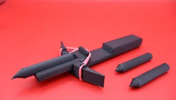 Ручной арбалет с резиновой лентой - Быстрая печать - Мощн... 3