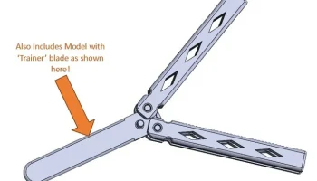 Нож-бабочка - печать на месте - Balisong......... 4