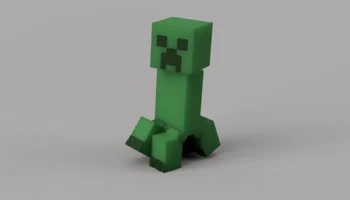 Шарнирный Minecraft Creeper: печать на месте............ 2