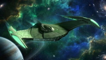 Ромуланская хищная птица из класса Т'Лисс из Star Trek En...