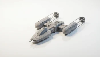 Y-Wing Starfighter Модель Звездных войн 3D для печати.......